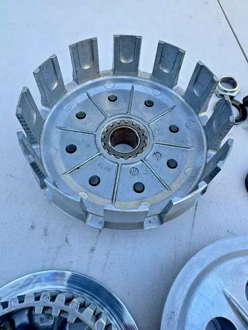 2020 kx450 clutch assembly basket hub pressure plate kawasaki oem kx 450 19-20
