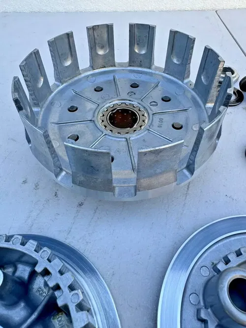 2020 kx450 clutch assembly basket hub pressure plate kawasaki oem kx 450 19-20
