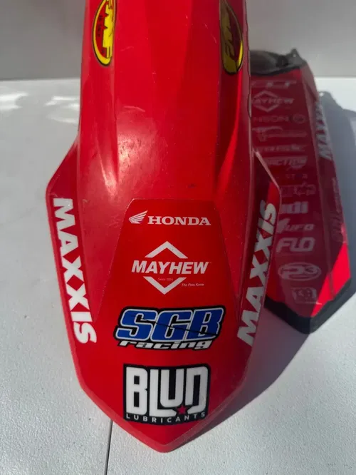 Honda Acerbis front & rear fender plastic 21-24 crf 450rx 450r 250r 250rx 3