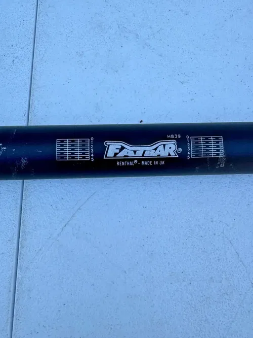 renthal 839 handlebars 1 1/8 bar fatbar black kx crf rmz yzf ktm 839-01-BK 1