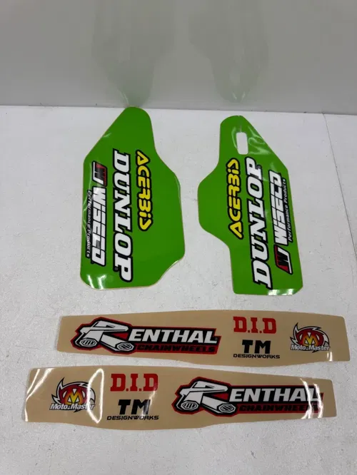 New graphics fork guard swingarm decals stickers 19-25 kx 450 450 250 250x