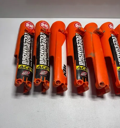 Fork guards plastic guard 23-25 ktm 125 250 300 350 450 sx sxf xc