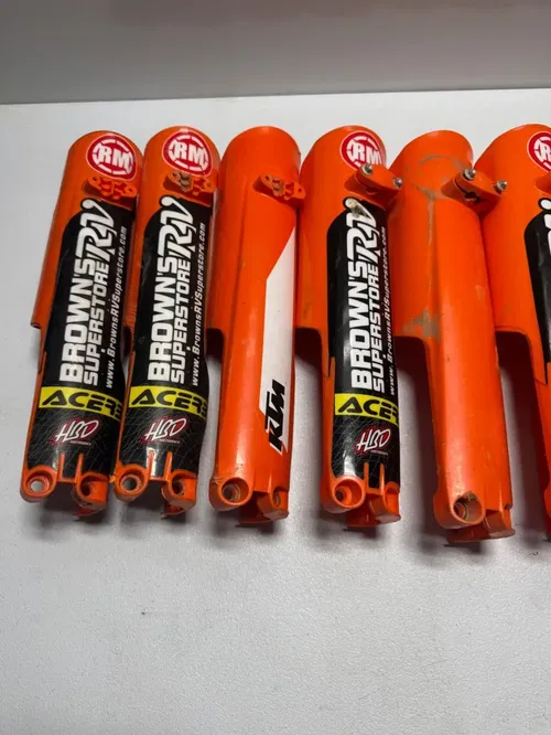 Fork guards plastic guard 23-25 ktm 125 250 300 350 450 sx sxf xc
