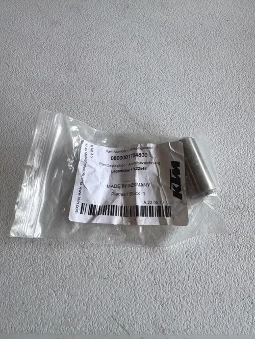 KTM OEM linkage swingarm bearing sleeve 250 350 450 sxf xcf mc fc 0800001704800