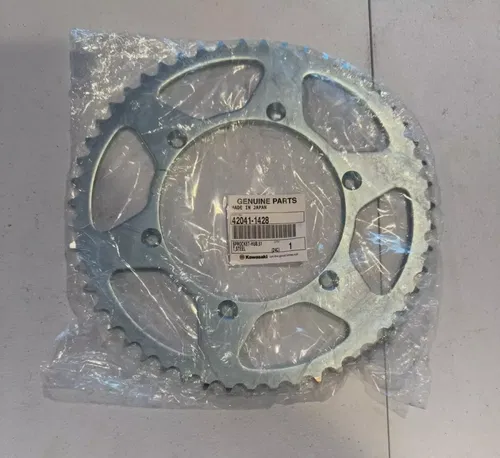 New OEM Kawasaki rear sprocket 51t silver 04-25 kx 450 450x 450sr 250 250x 125