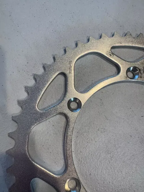 New OEM Kawasaki rear sprocket 50t silver 04-25 kx 450 450x 450sr 250 250x 125