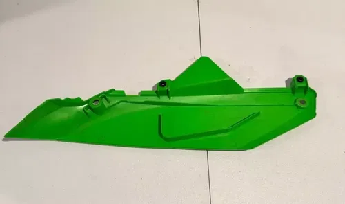 Oem left side number plate green plastic 24-25 kx 450 450x kx 250 250x 2