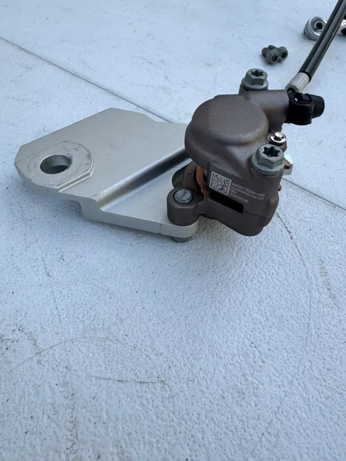 NEW KTM 50sx oem rear brake assembly caliper master cylinder 24-25 tc 50 mc sx