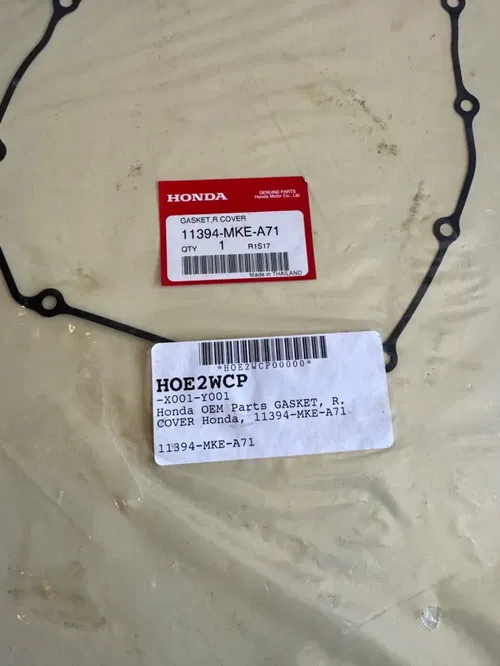 OEM HONDA inner clutch cover gasket 19-25 crf 450r 450rx 450rwe 11394-MKE-A71