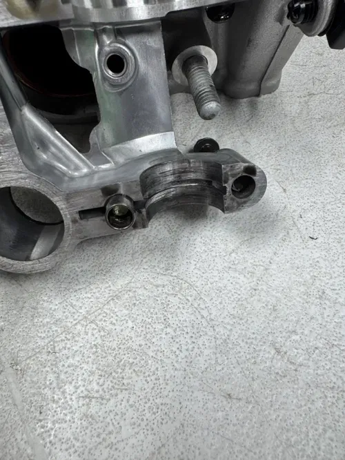 2024 kx450 cylinder head complete valves cams DAMAGED oem Kawasaki kx 450 450x