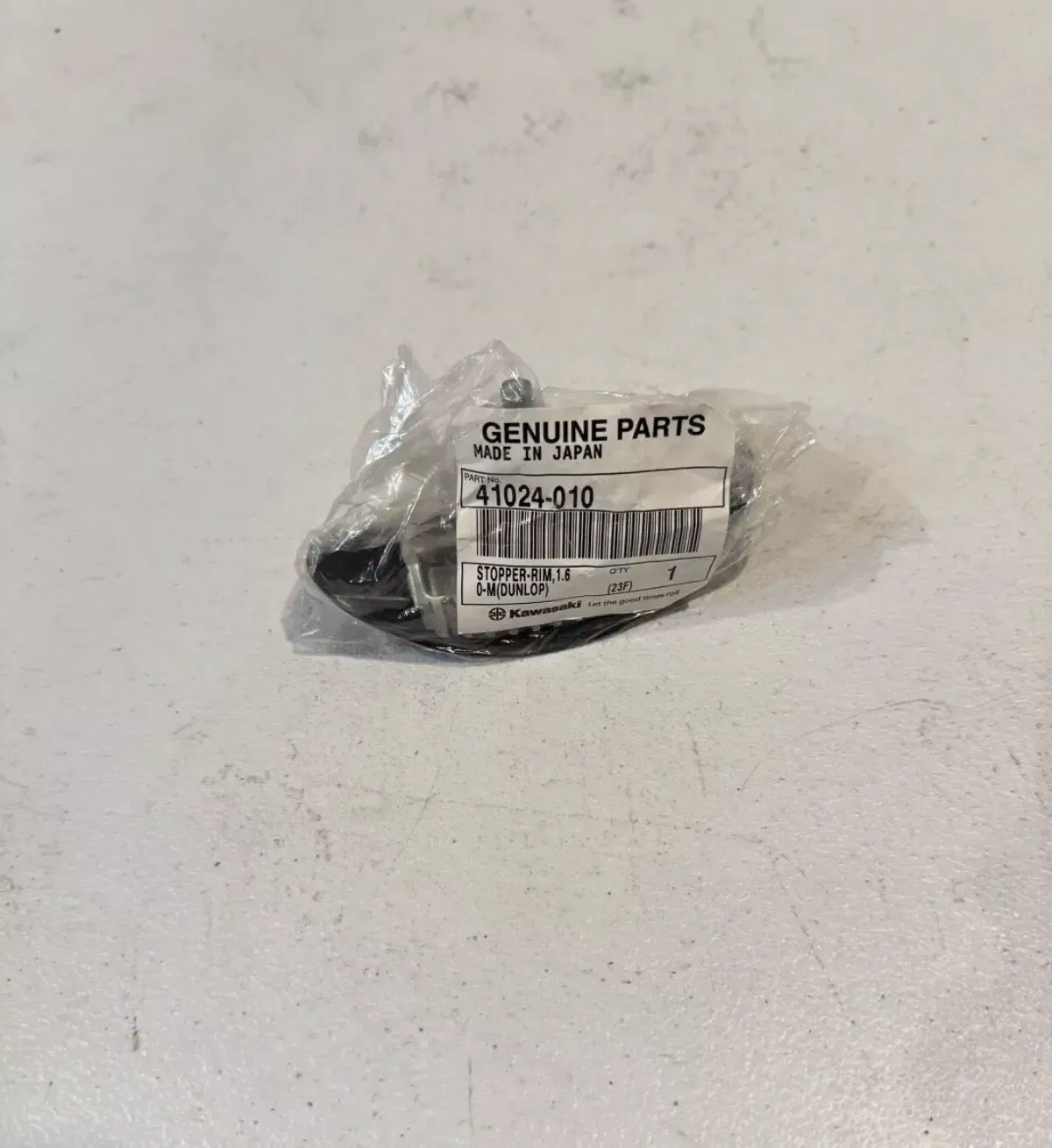 Kawasaki OEM front wheel rim lock 1.60 06-25 kx 450 450x 250 250x 41024-010