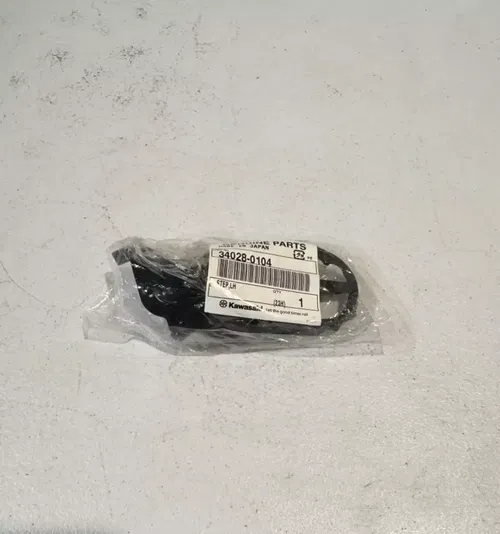 Kawasaki OEM left black steel foot peg step 07-25 Kx 450 450x 250 34028-0104