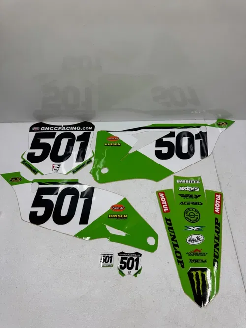 New graphics backgrounds rear fender decals stickers 21-24 kx 250 250x 450 450x