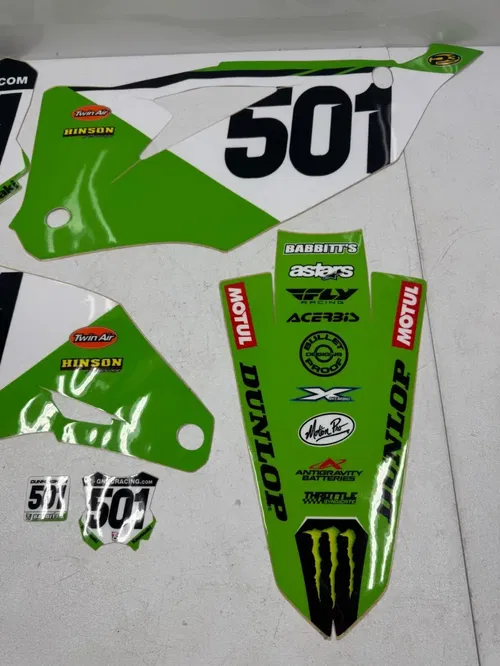 New graphics backgrounds rear fender decals stickers 21-24 kx 250 250x 450 450x