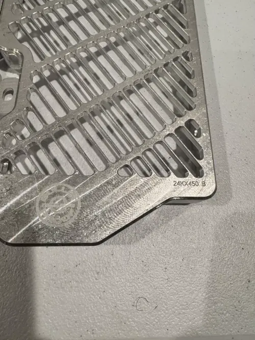 Bullet proof designs silver radiator guards Kawasaki 24-25 kx 450 450x 250 250x