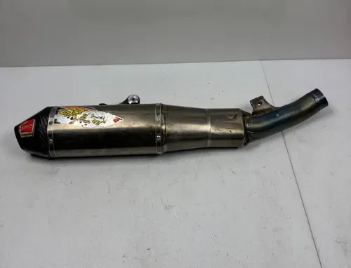 Pro Circuit TI-6 exhaust muffler titanium carbon fiber 24-25 kx 450 450x 1