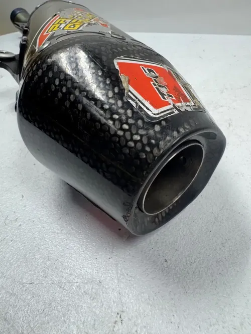 Pro Circuit TI-6 exhaust muffler titanium carbon fiber 24-25 kx 450 450x 1