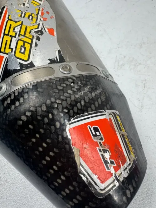 Pro Circuit TI-6 exhaust muffler titanium carbon fiber 24-25 kx 450 450x 1