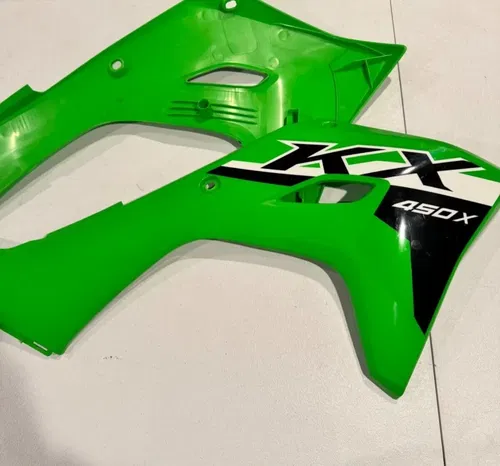 new 2024 oem kx 450x radiator shrouds plastics guards kawasaki 24 25 250 250x