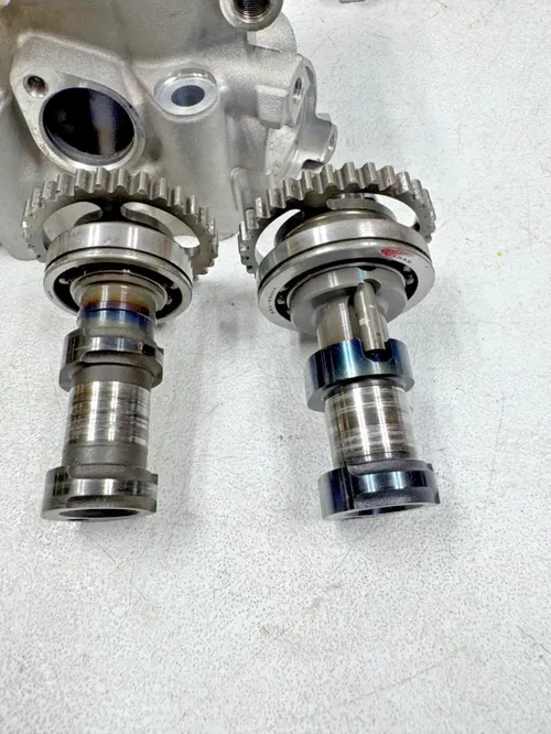 Kawasaki cylinder head DAMAGED cams valves top end 21-24 kx 250 250x 11008-1485