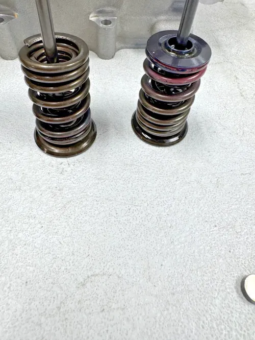 Kawasaki cylinder head DAMAGED cams valves top end 21-24 kx 250 250x 11008-1485