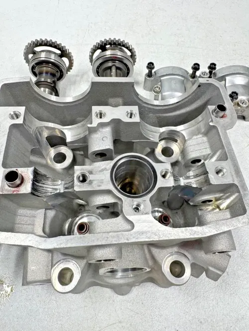 Kawasaki cylinder head DAMAGED cams valves top end 21-24 kx 250 250x 11008-1485