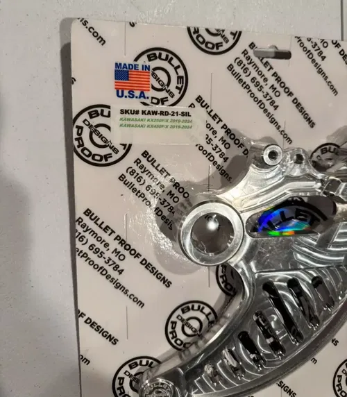 New bullet proof designs rear rotor disc guard 21-25 kx 450x 250 250x 19-25
