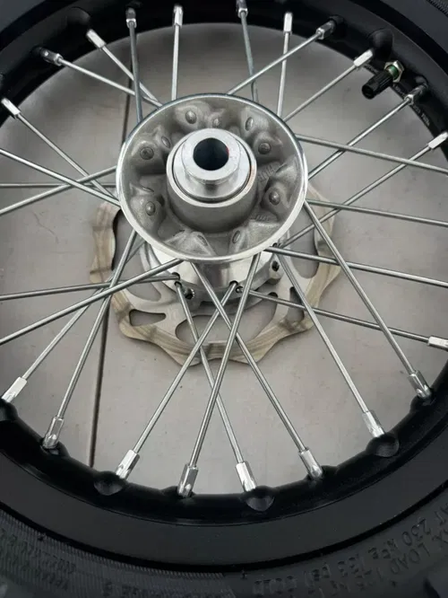 2025 ktm 50sx complete front wheel rotor tire hub fe tc 50 mc 50 sx oem 18-25 e5