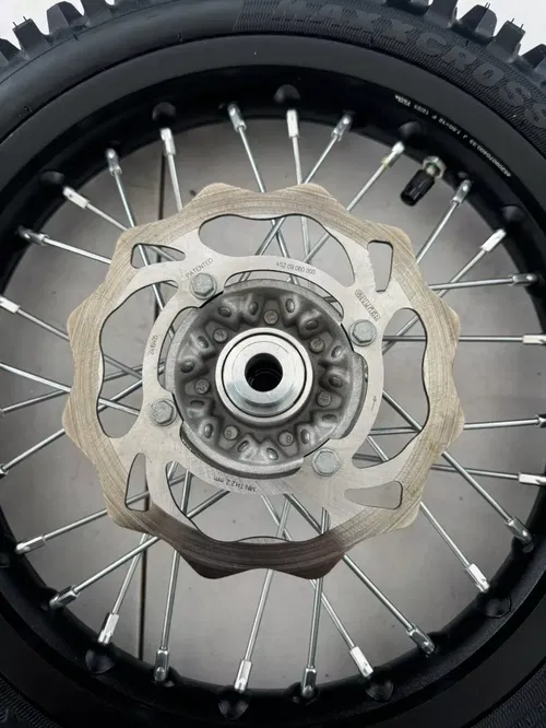 2025 ktm 50sx complete front wheel rotor tire hub fe tc 50 mc 50 sx oem 18-25 e5