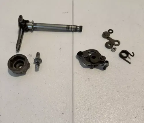 21 kx250 shift shaft shifter ratchet gear change drum lever 17- kx 250 250x 2