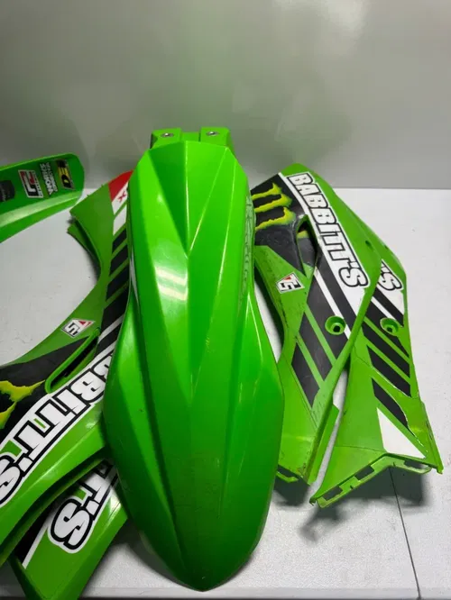 Kawasaki plastic shrouds front fender 24-26 kx 450 450x 250 250x sr 4