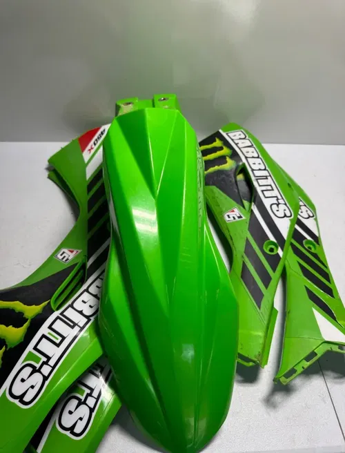 Kawasaki plastic shrouds front fender 24-26 kx 450 450x 250 250x sr 4