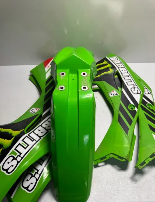 Kawasaki plastic shrouds front fender 24-26 kx 450 450x 250 250x sr 4