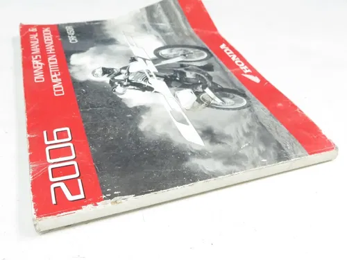 2006 Honda CRF450R OEM Genuine Owner's Manual (Shop Handbook Guide Service '06)