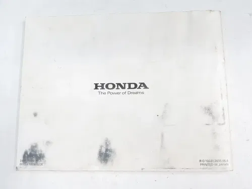 2006 Honda CRF450R OEM Genuine Owner's Manual (Shop Handbook Guide Service '06)