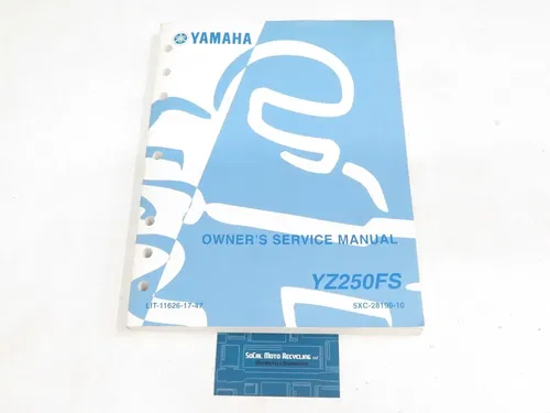 2004 Yamaha YZ250F OEM Genuine Owner's Manual (Shop Handbook Guide Service '04)