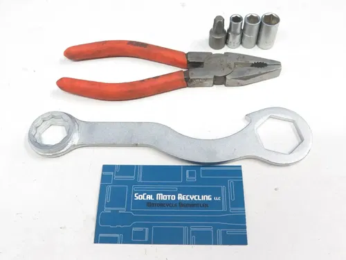 KTM OEM Tool Kit Misc Tools: Axle Wrench, 6mm 8mm 10mm Sockets, Pliers