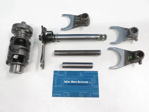 2008-2012 Suzuki RMZ450 OEM Transmission Gear Shift Drum / Cam, Forks, Shafts