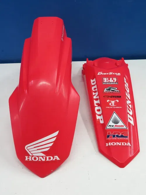 2021-2024 Honda CRF450R OEM Red Plastics Kit (Fenders, Shrouds, Side Panels)