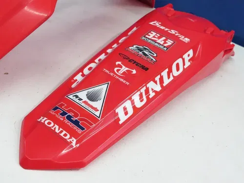 2021-2024 Honda CRF450R OEM Red Plastics Kit (Fenders, Shrouds, Side Panels)