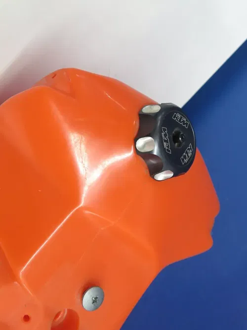2003-2007 KTM OEM 8.0L Gas Tank 250 400 450 525 EXC (RFS Stock Fuel Orange)