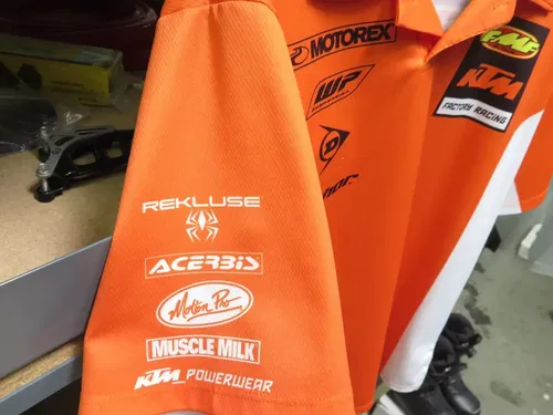 KTM Factory Race Team Shirt - Adult L  - FMF Motorex WP Thor