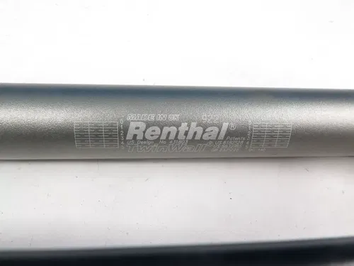 Renthal 922 Twinwall Handlebars 1 1/8" RC High Bend (Handle Bars Tanium Grey)