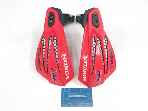 Cycra MX Race Handguards w/ Hardware (Hand Guards Shields Red HRC Honda Red)