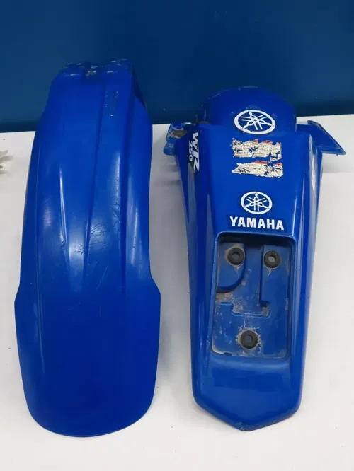 2005-2006 Yamaha WR250F OEM Plastics Kit (Front Rear Fender Shrouds Blue)