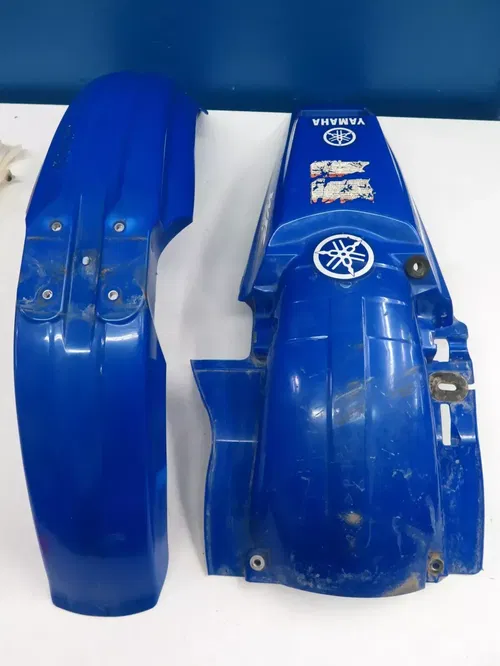 2005-2006 Yamaha WR250F OEM Plastics Kit (Front Rear Fender Shrouds Blue)