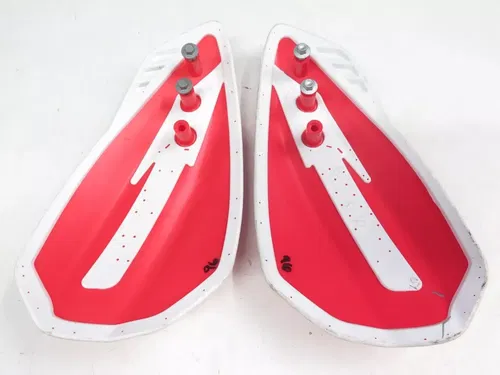 Cycra Cyclone Handguards w/ Hardware (Hand Guards Shields Red White HRC Honda)