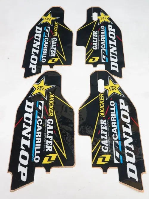 2010-2018 Suzuki RMZ250 Rockstar Number Plate, Fork Guard, Front Fender Graphics
