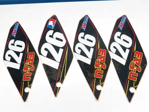 2010-2018 Suzuki RMZ250 Rockstar Number Plate, Fork Guard, Front Fender Graphics