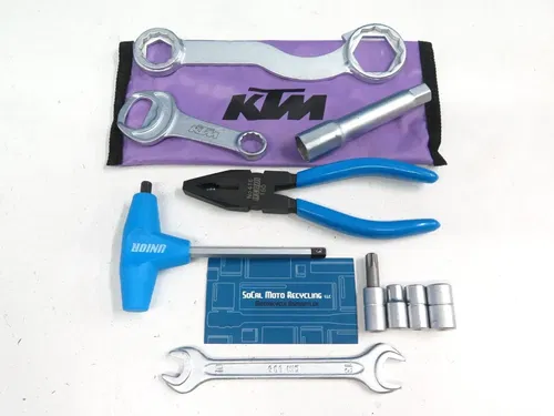 KTM OEM Tool Kit - 2007 RFS (Stock Pack Pouch Sockets Wrenches Pliers)